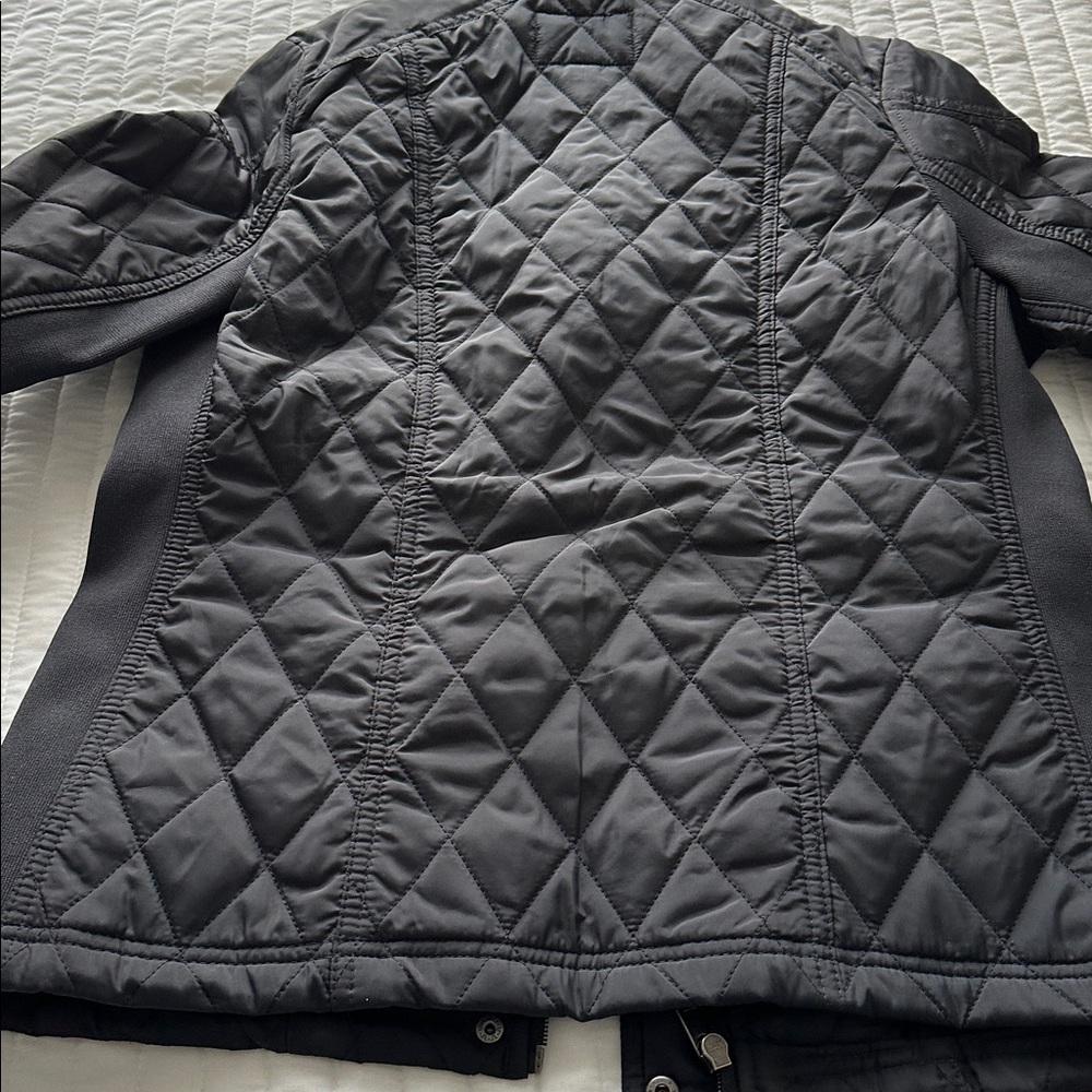 Black Quilted Women's Jacket - Picture 4 of 4